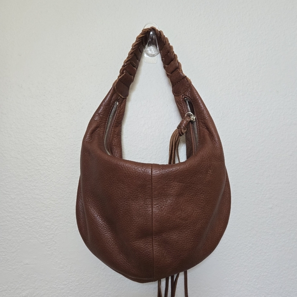 Banana Republic Leather Baguette Bag With Fringe - Picture 4 of 12
